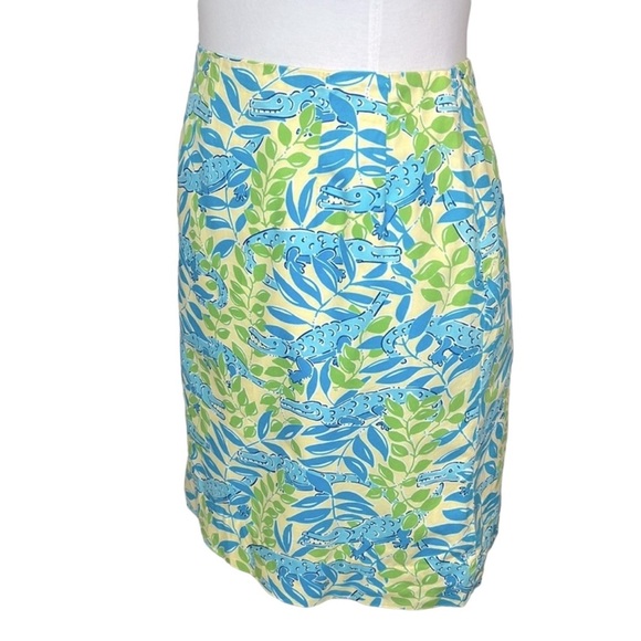 Lilly Pulitzer Alligator Mini Skirt - Picture 2 of 4